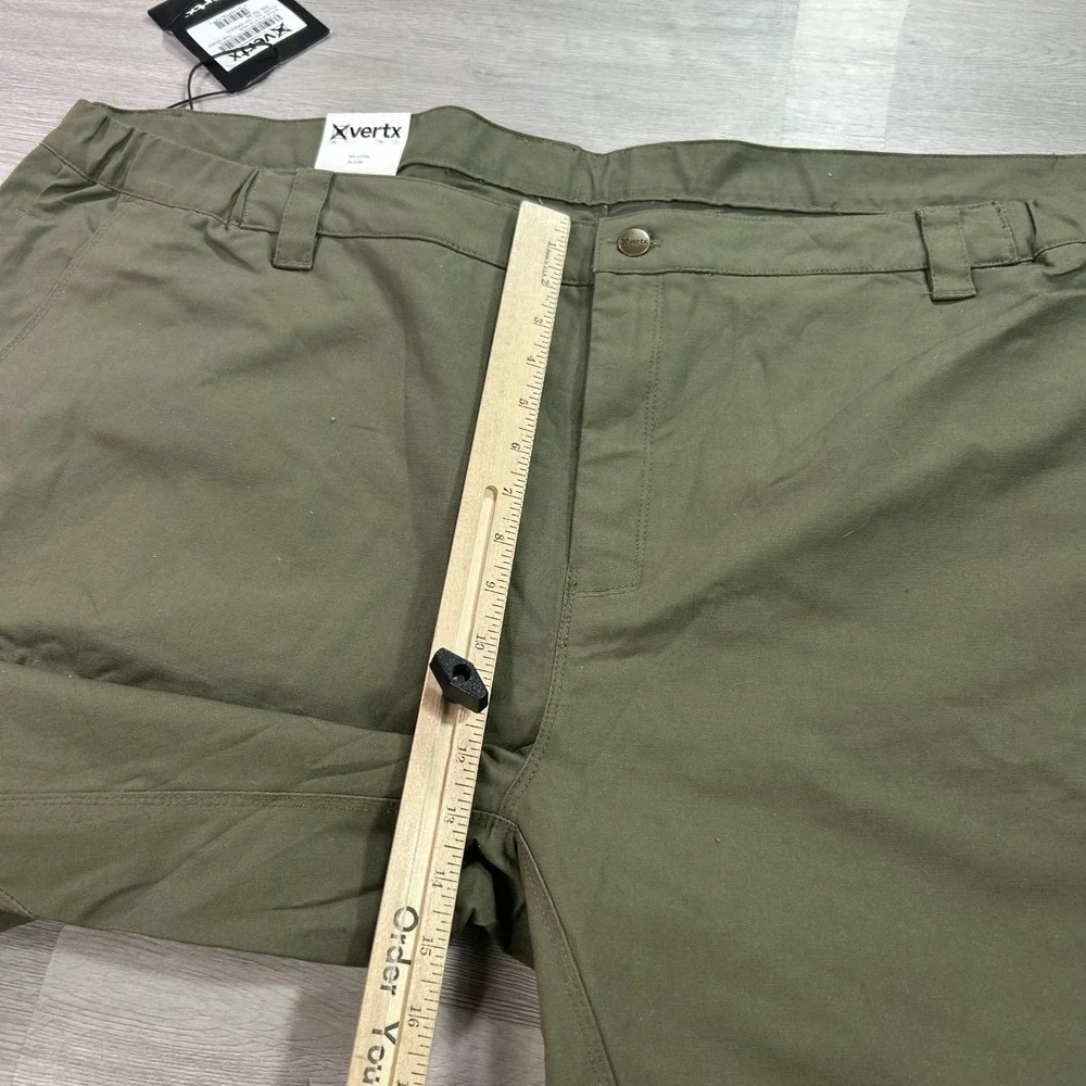 NEW Vertx Cargo Pants Mens 52x36 Green Stretch Relaxed Fit Workwear Outdoor